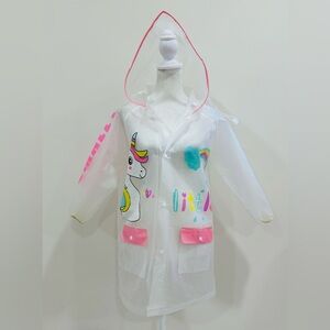 Unicorn Raincoat For‎ Kids Size XL(12-14)
